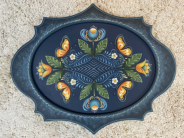 Floral Butterfly Tray E-Packet